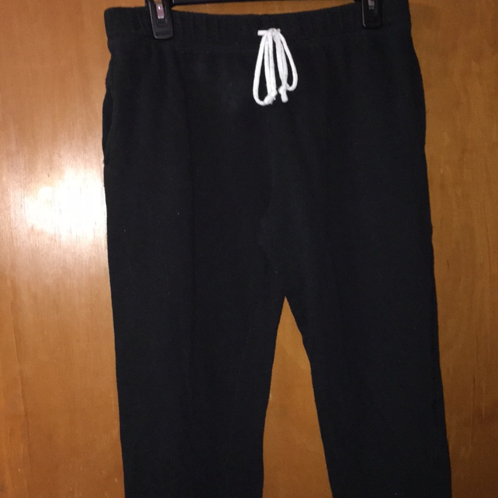 New soft black jogger sweatpants